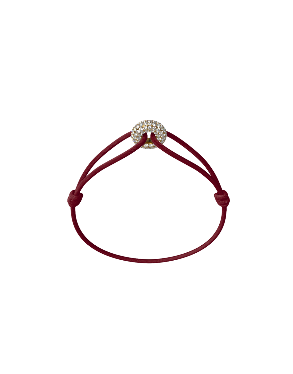 Mini Golden Soho Pavé Cord Bracelet