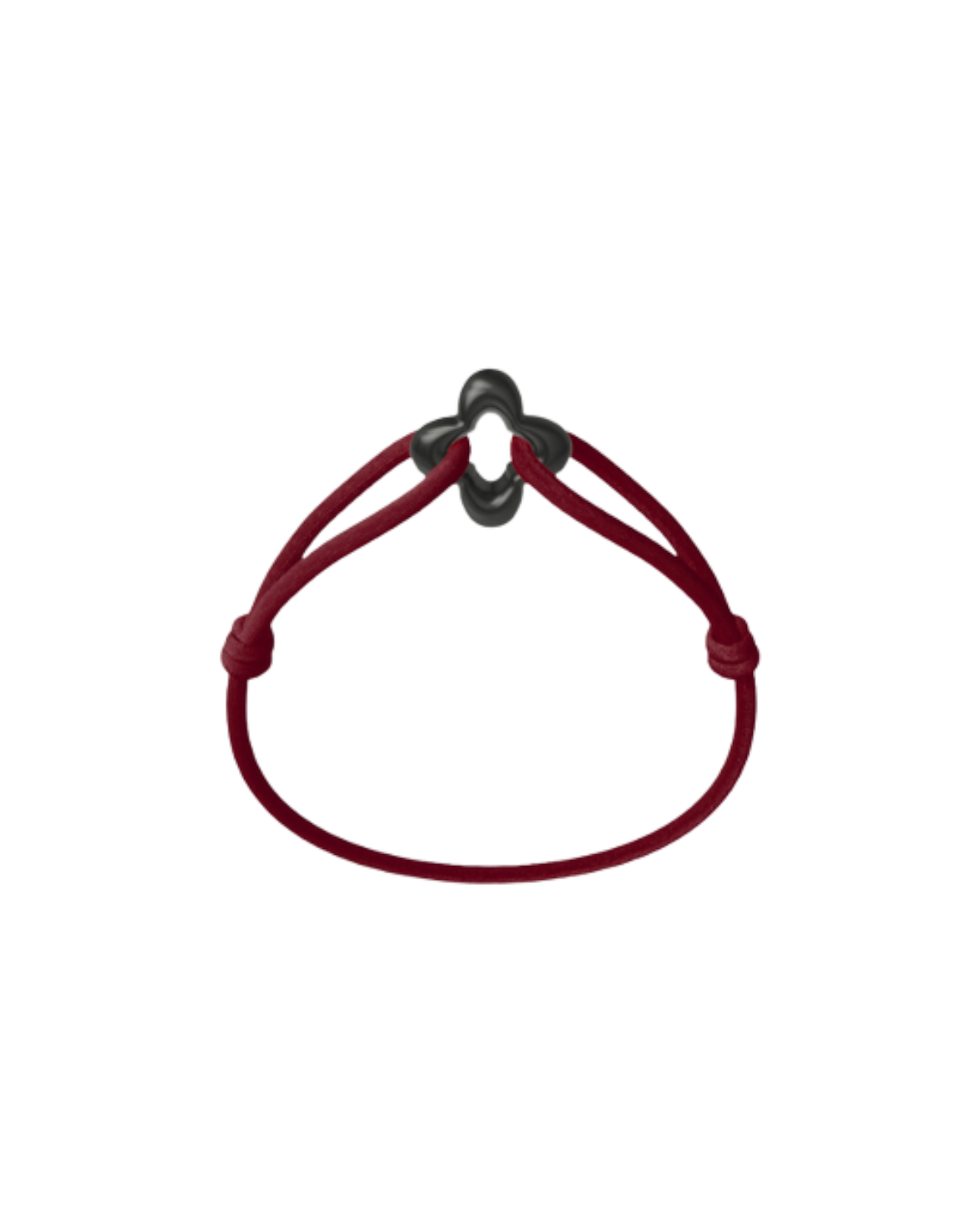 Black Clover Cord Bracelet