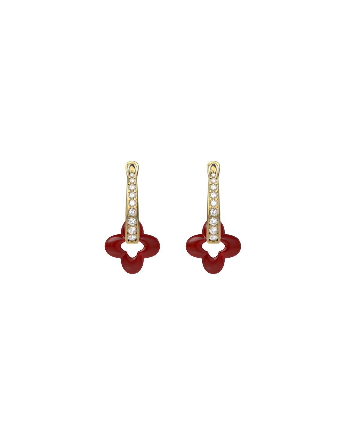 Golden Clover Earrings