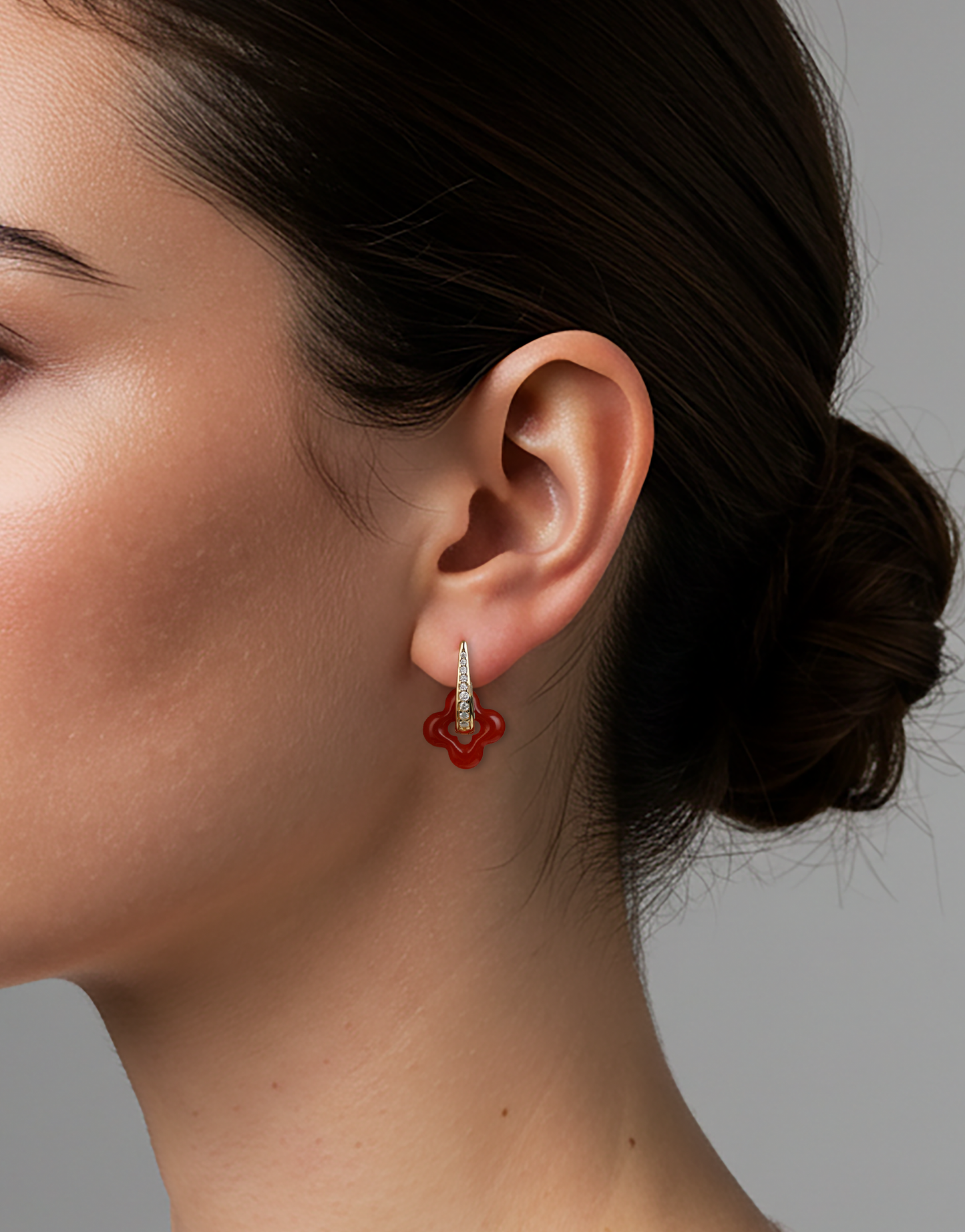 Golden Clover Earrings