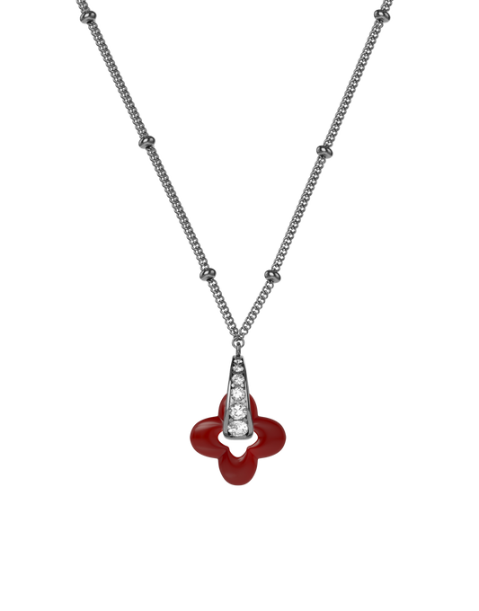 Silver Clover Necklace