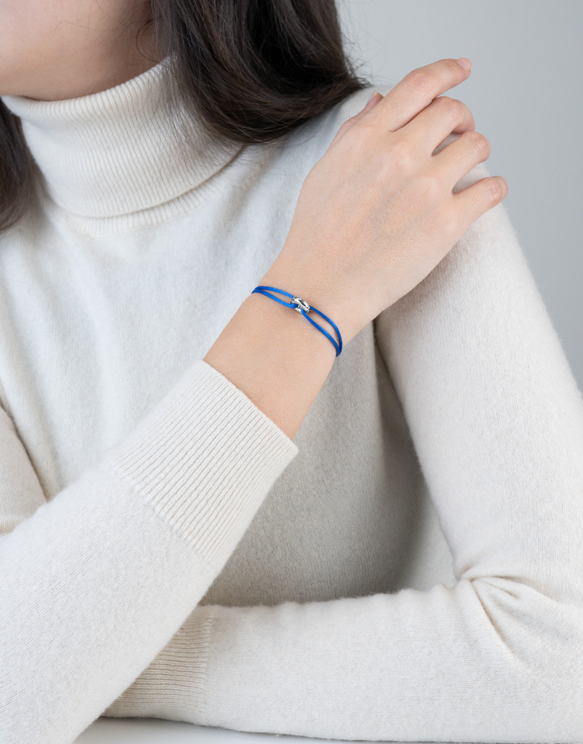 Mini Silver Soho Cord Bracelet