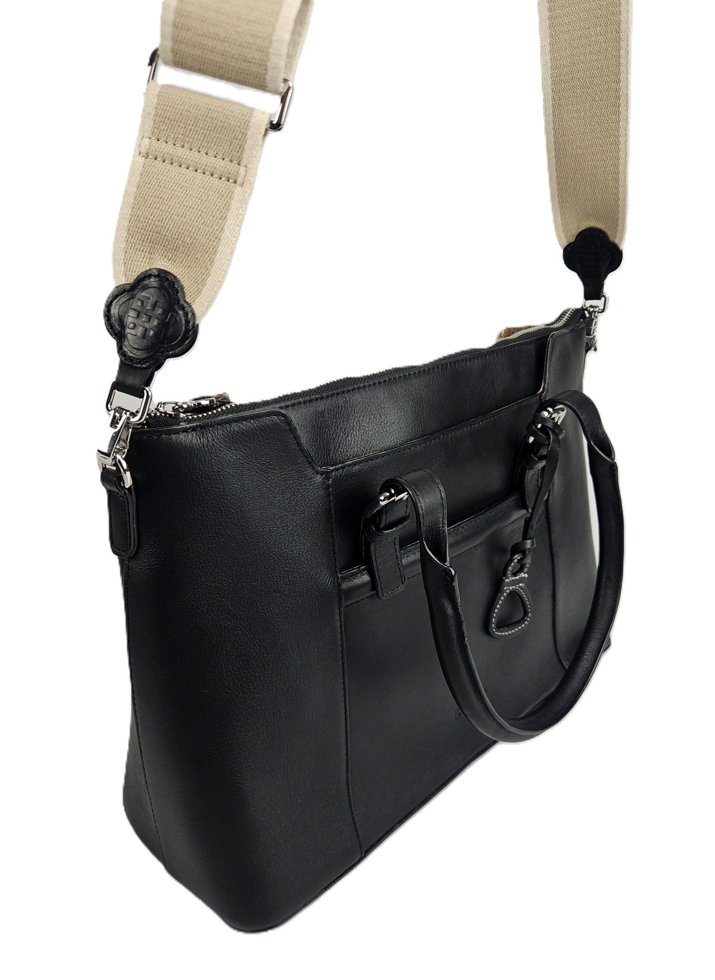 Elizabeth Leather Workbag - Handmade by Saddler - Practical, Spacious & Elegant Design