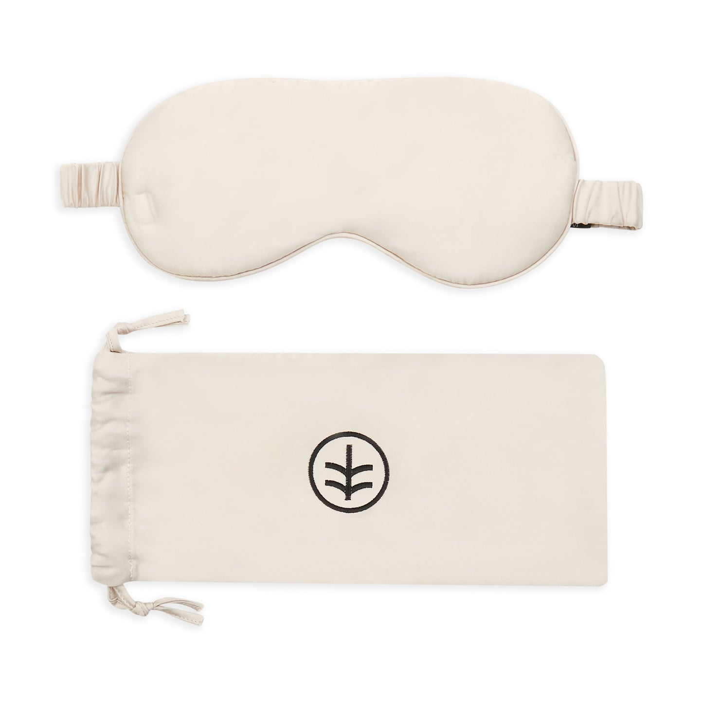Essential Silk Sleep Eye Mask in Wheat (Eucalyptus Silk)