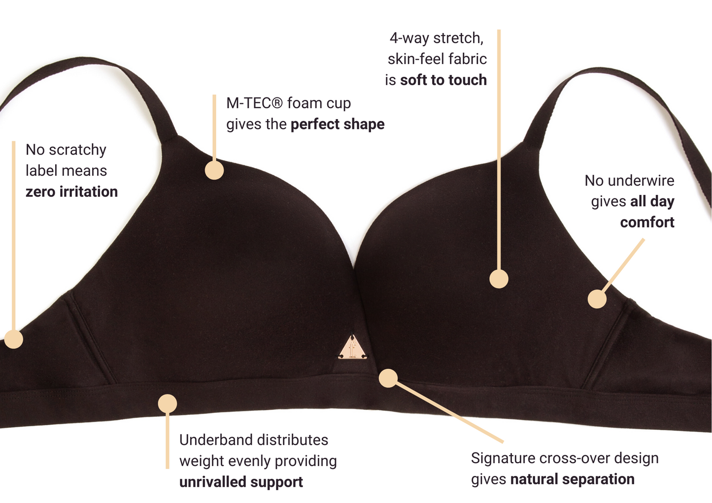 The Freedom Bra - Clay