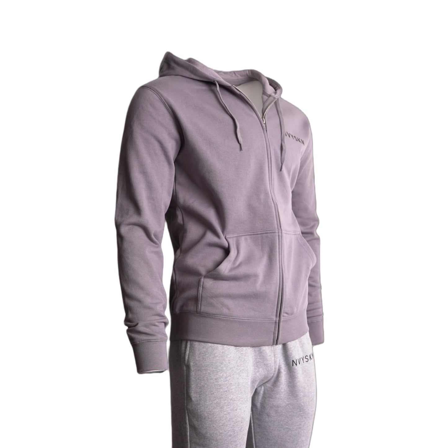 NVYSKN Mens Casual Zip Hoody