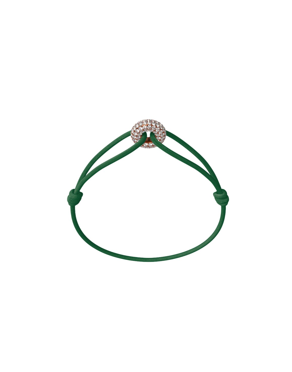 Mini Rose Soho Pavé Cord Bracelet