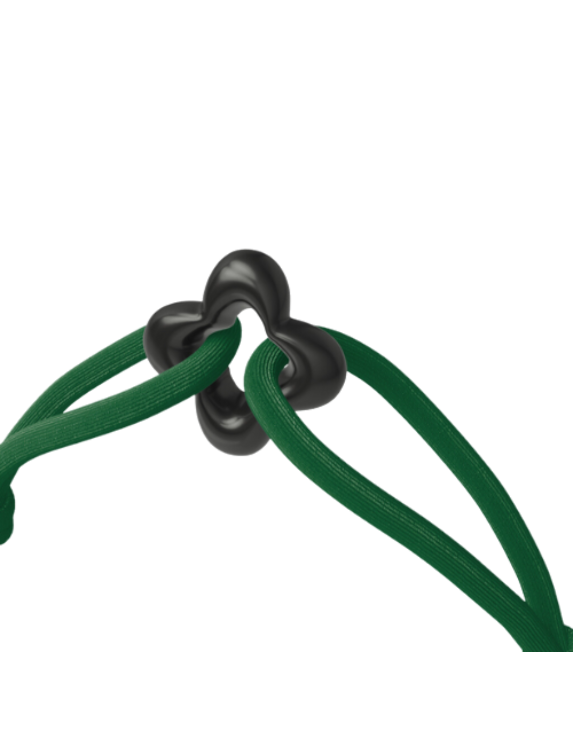 Black Clover Cord Bracelet