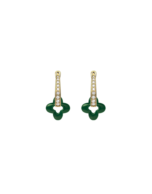 Golden Clover Earrings