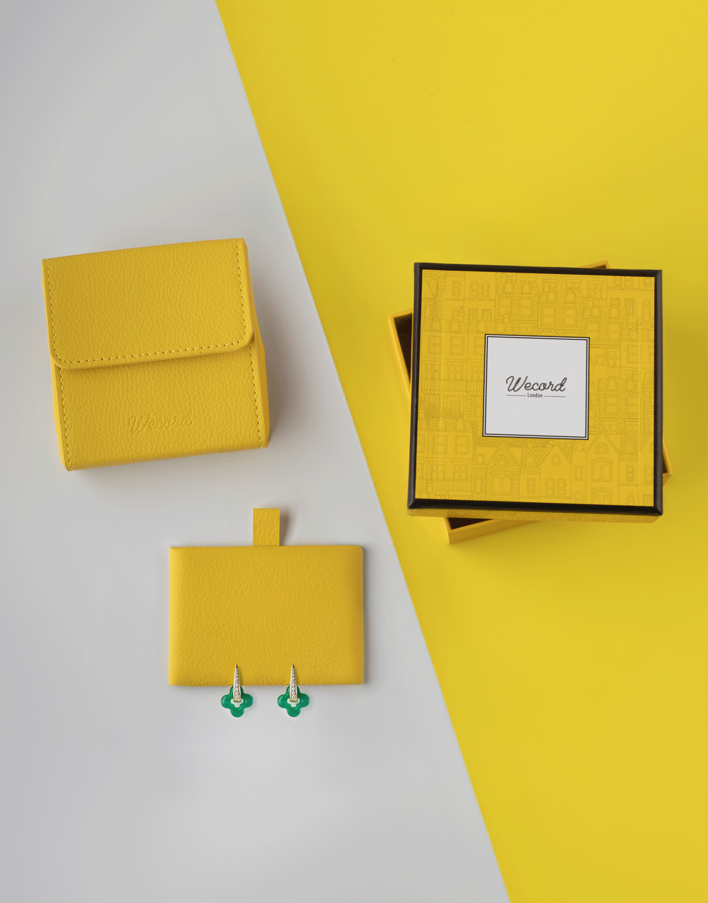 Golden Clover Earrings