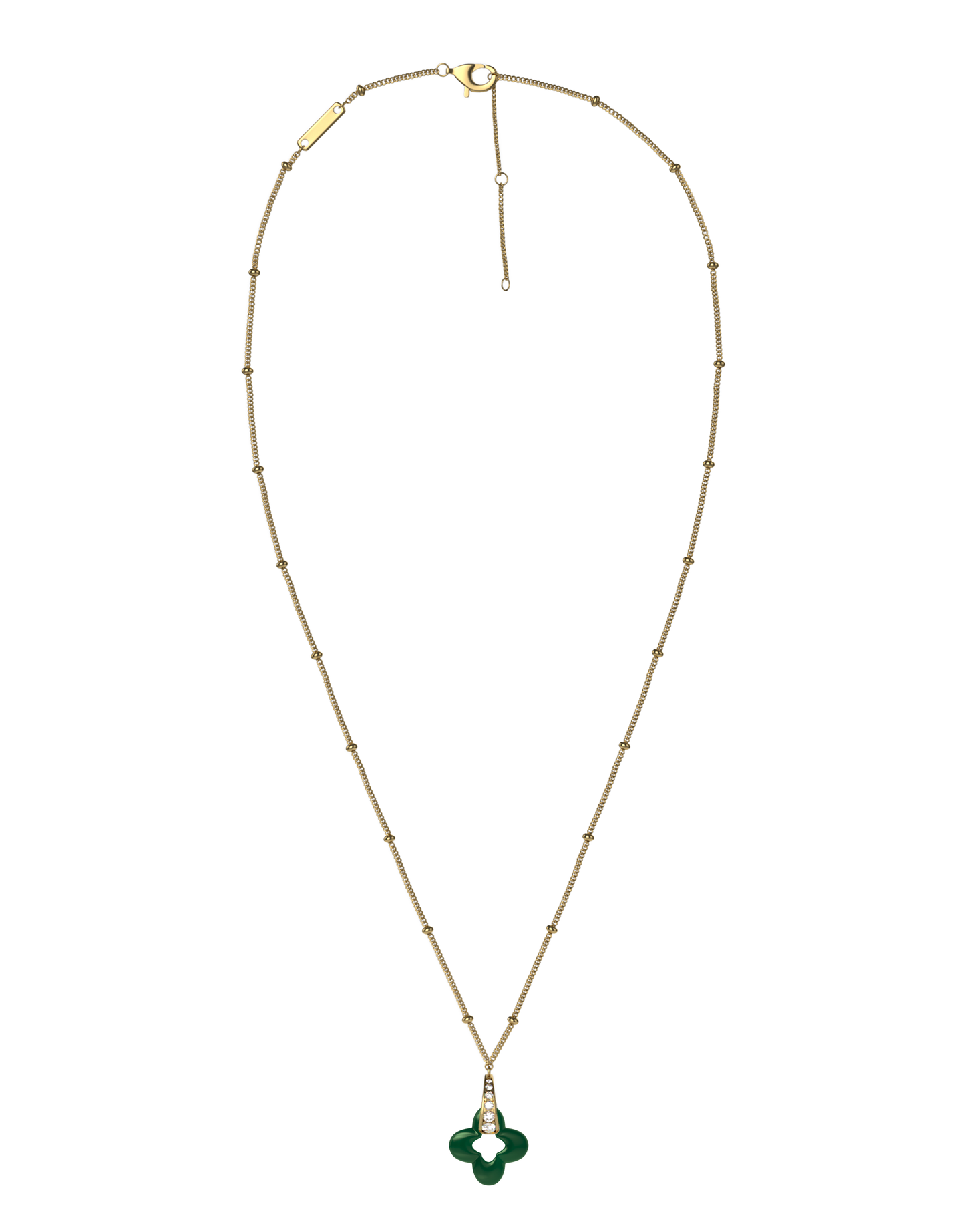 Golden Clover Necklace