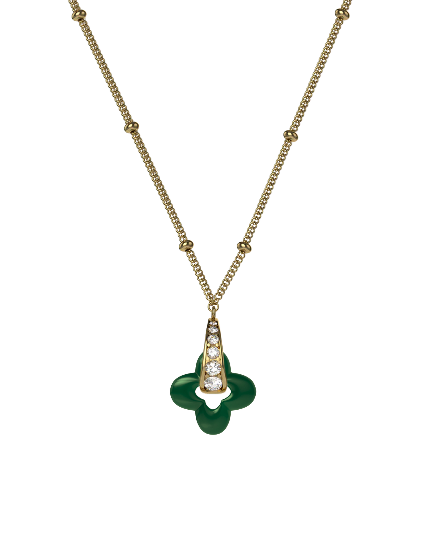 Golden Clover Necklace