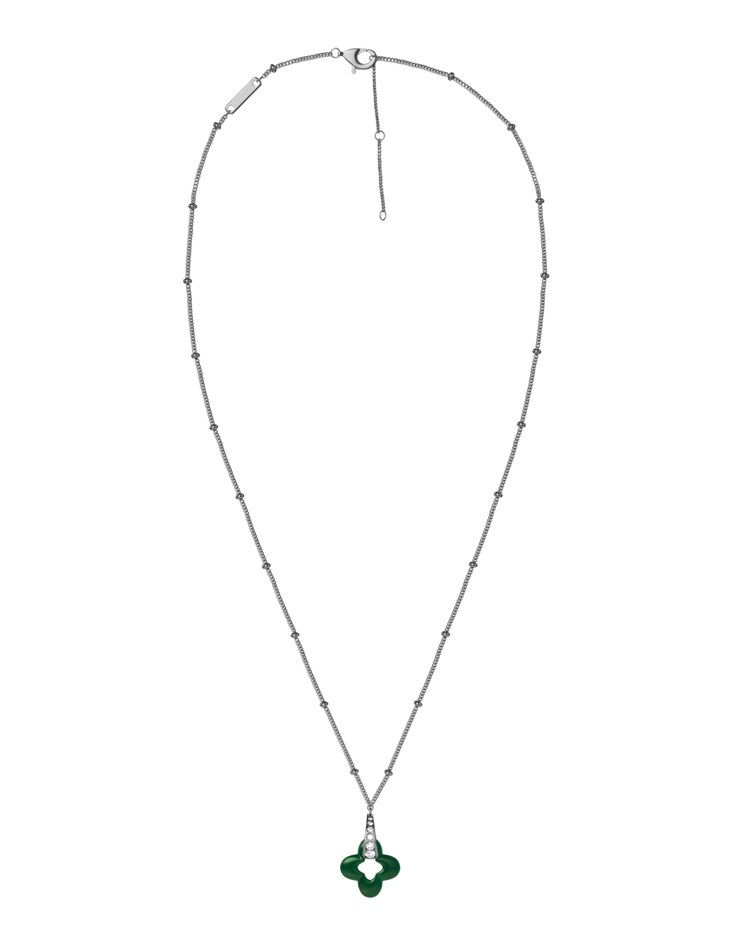 Silver Clover Necklace