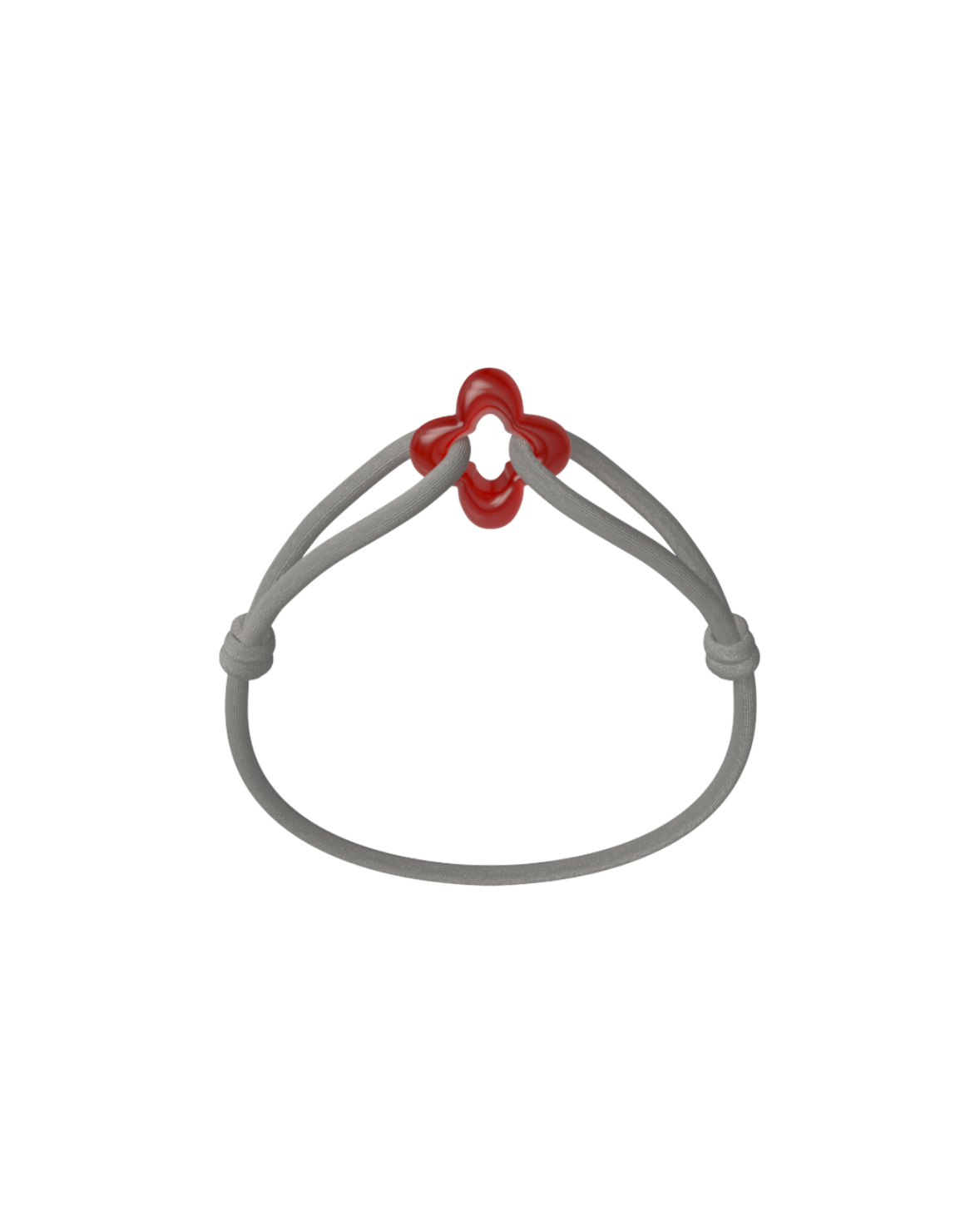 Red Clover Cord Bracelet