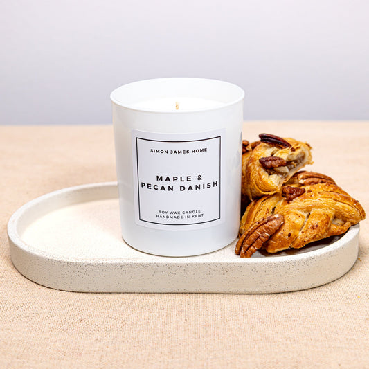 Maple & Pecan Danish Handmade Soy Wax Candle