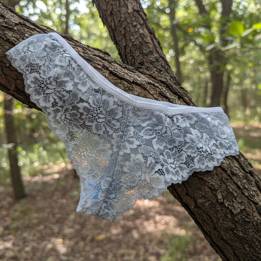 Petals Women's Brazilian Knickers In Blue