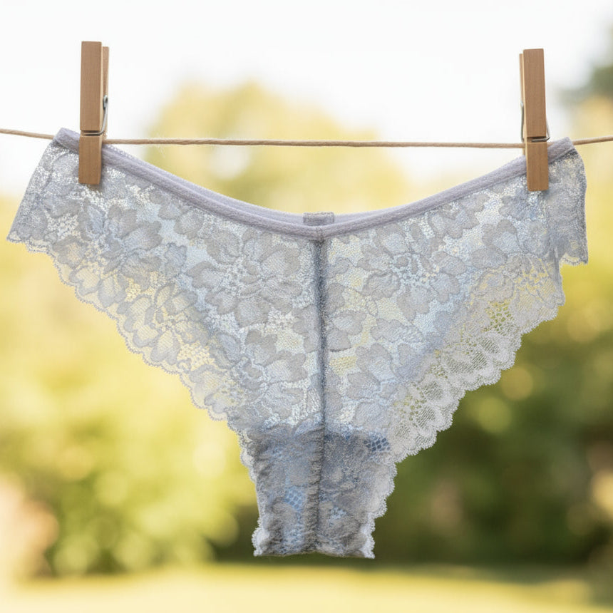 Petals Women's Brazilian Knickers In Blue