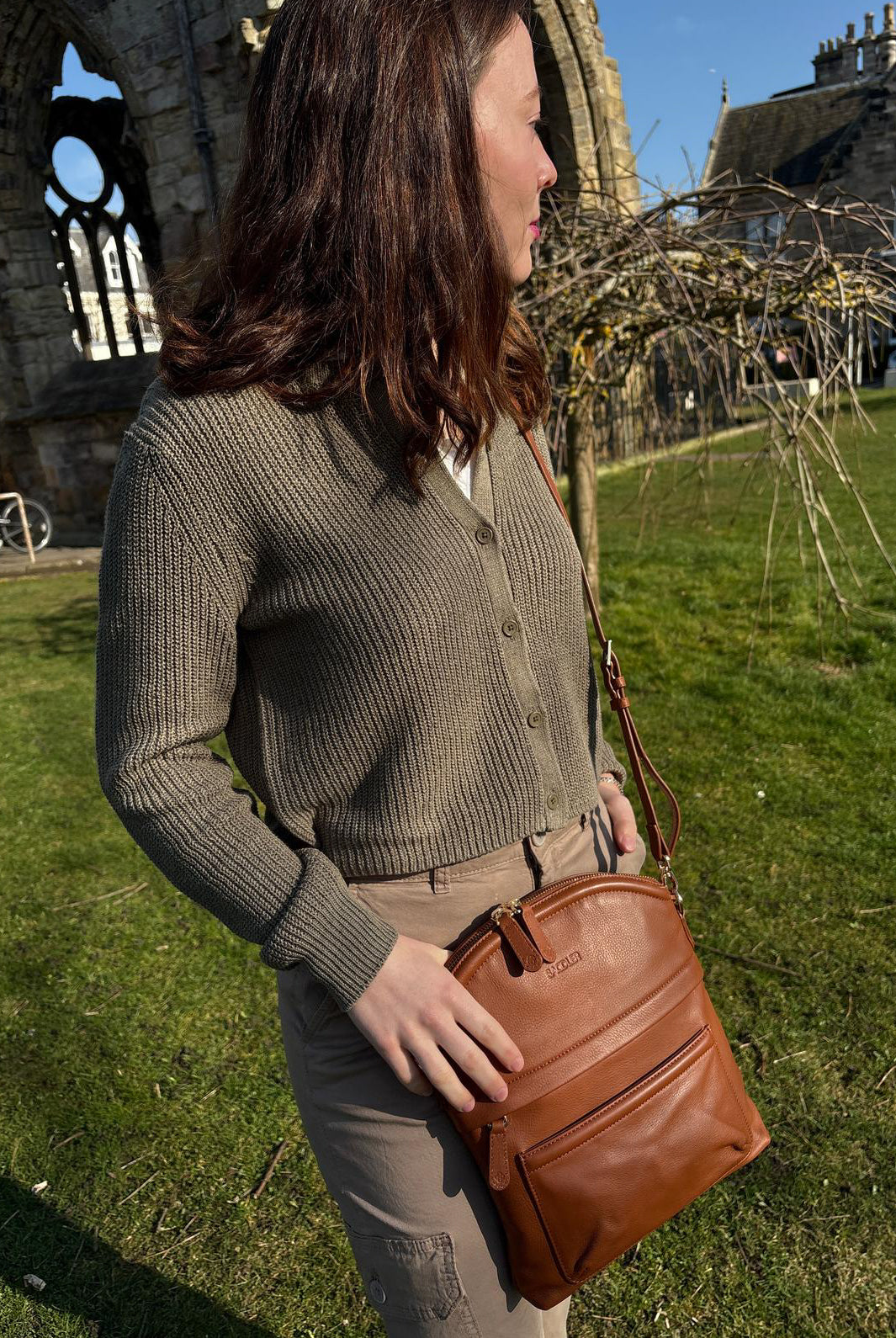 Kimberley Leather Crossbody Bag - Handmade by Saddler