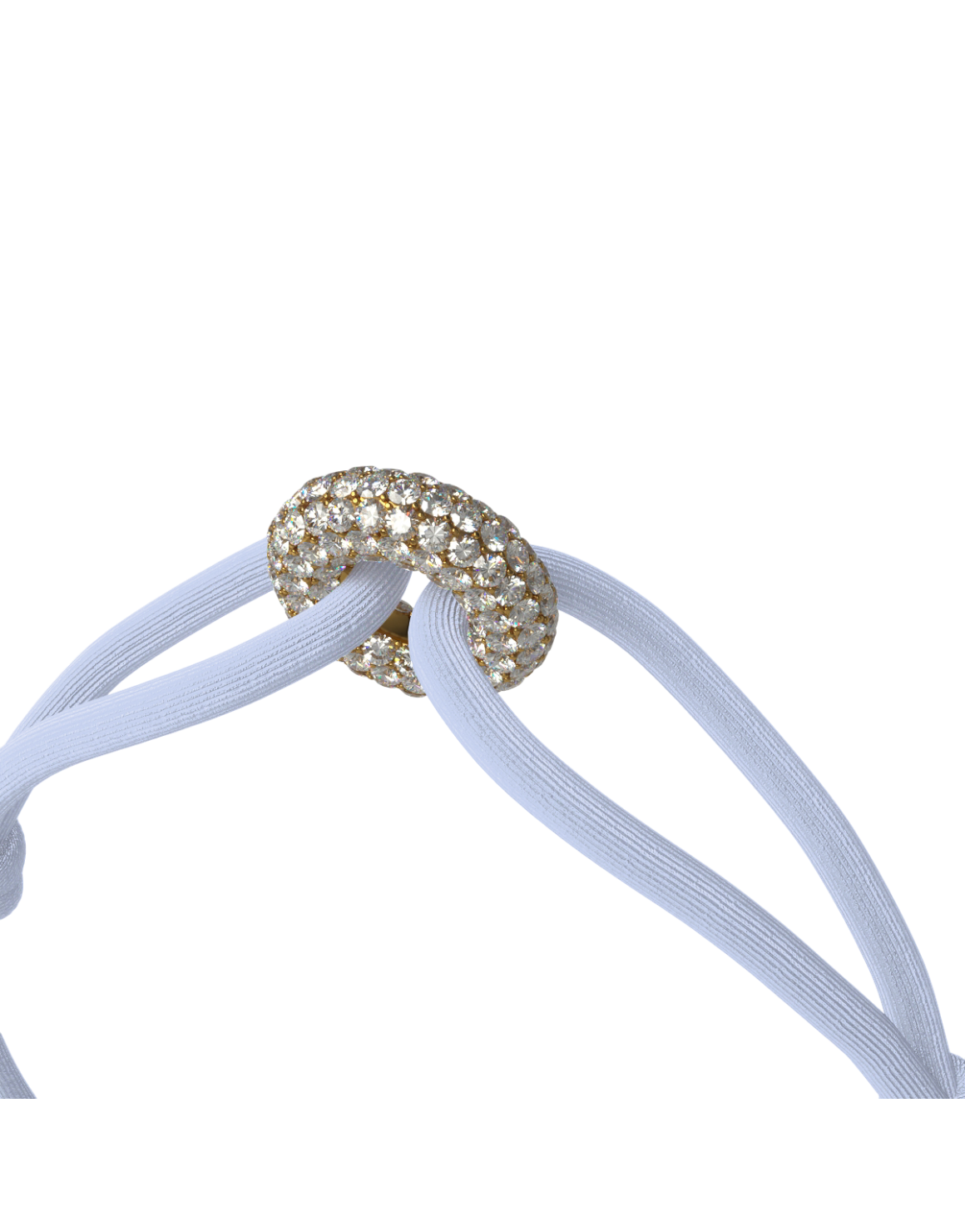 Golden Soho Pavé Cord Bracelet