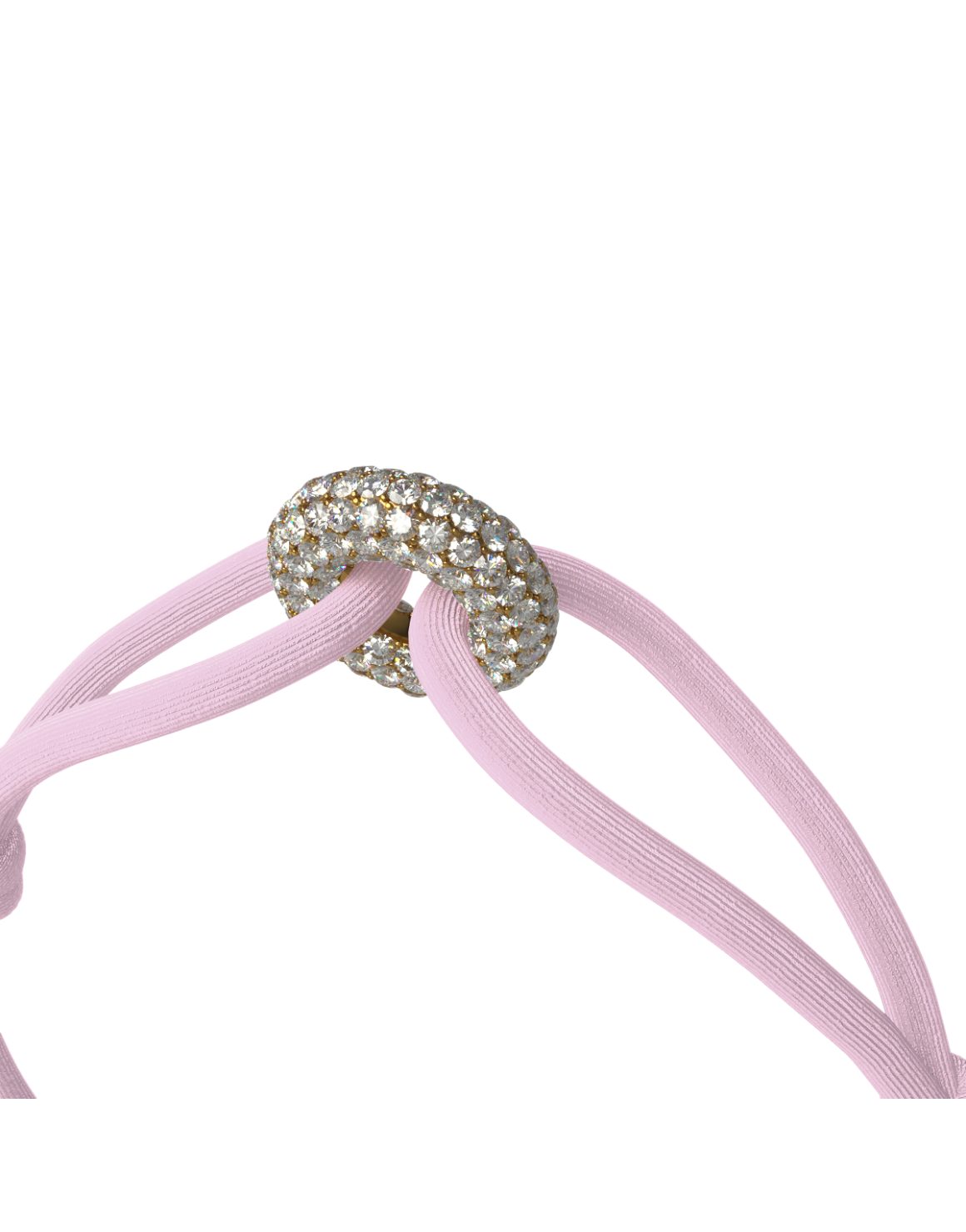Golden Soho Pavé Cord Bracelet