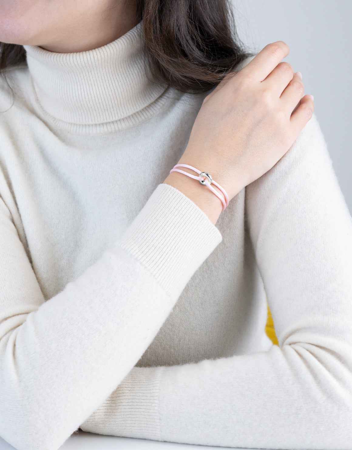 Silver Soho Cord Bracelet