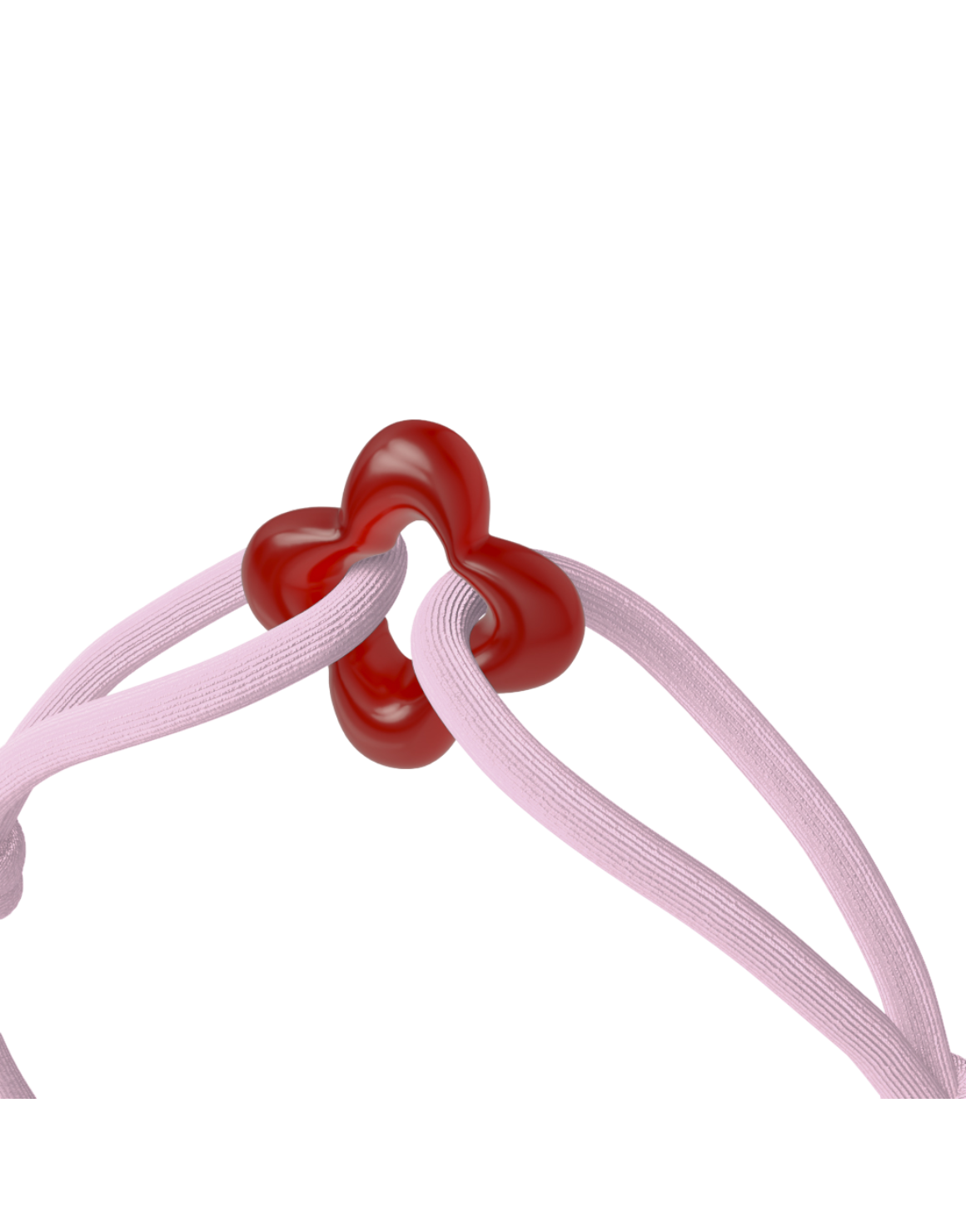 Red Clover Cord Bracelet