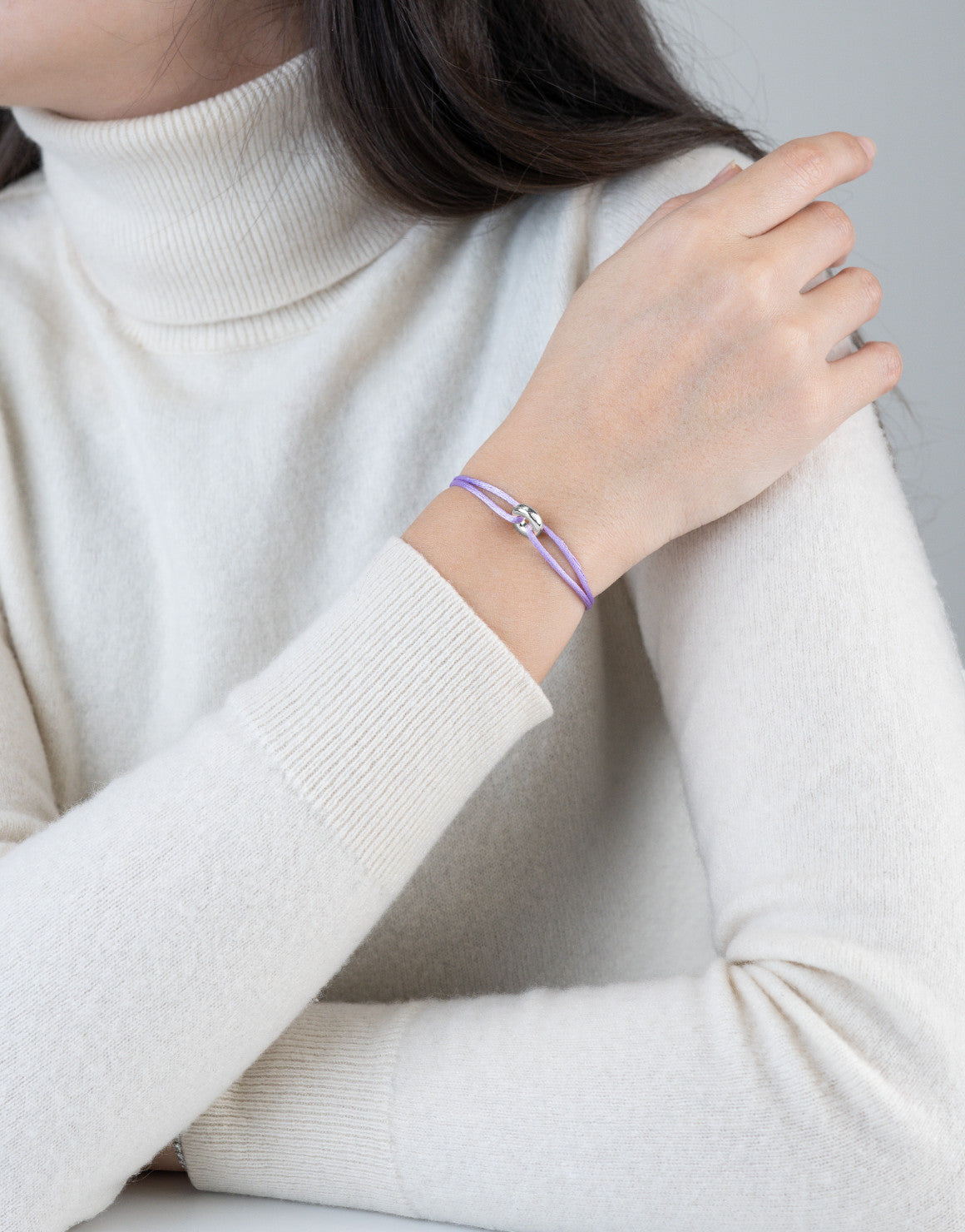 Mini Silver Soho Cord Bracelet