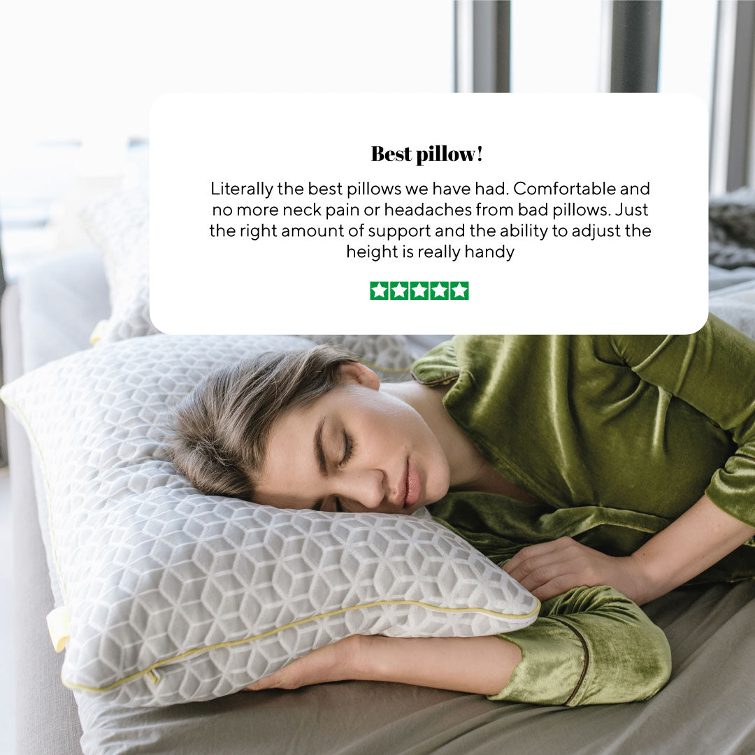 Brightr® Luna Adjustable Memory Foam pillow