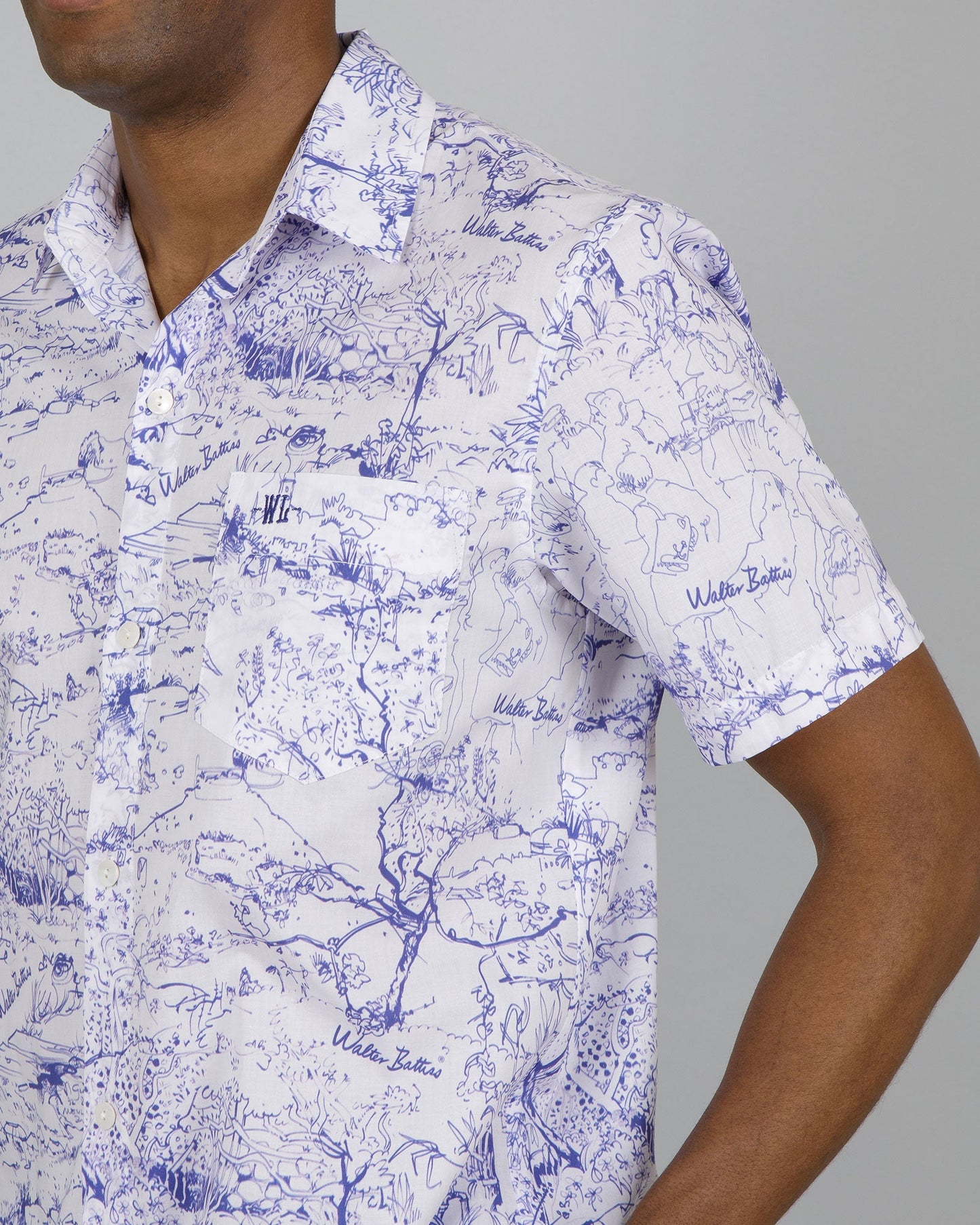 Mens Holiday Shirt - Battiss Willow