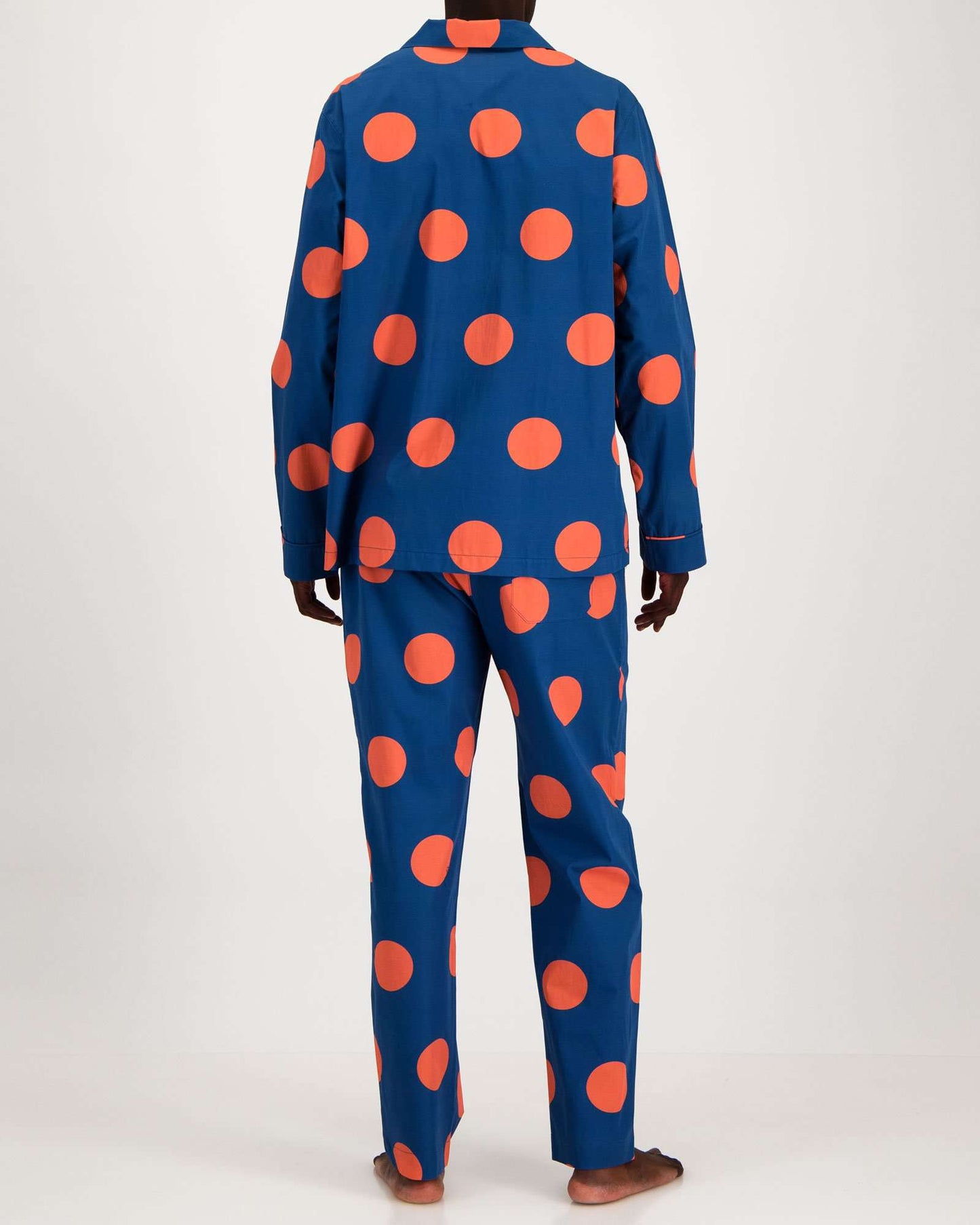 Mens Long Pyjamas - Big Polka