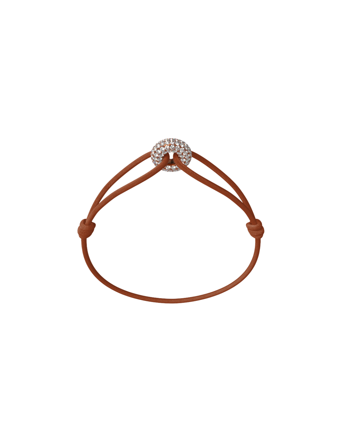 Mini Rose Soho Pavé Cord Bracelet