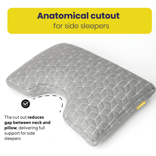 Brightr® MoonHug Adjustable Memory Foam pillow
