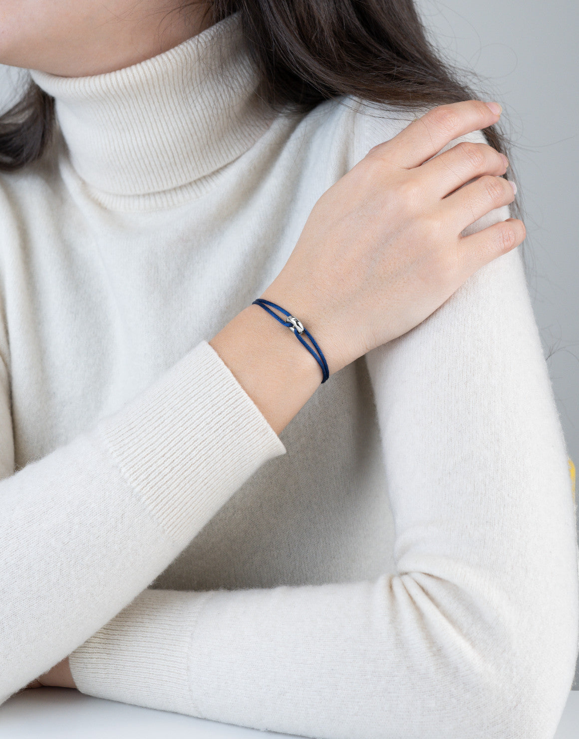 Mini Silver Soho Cord Bracelet