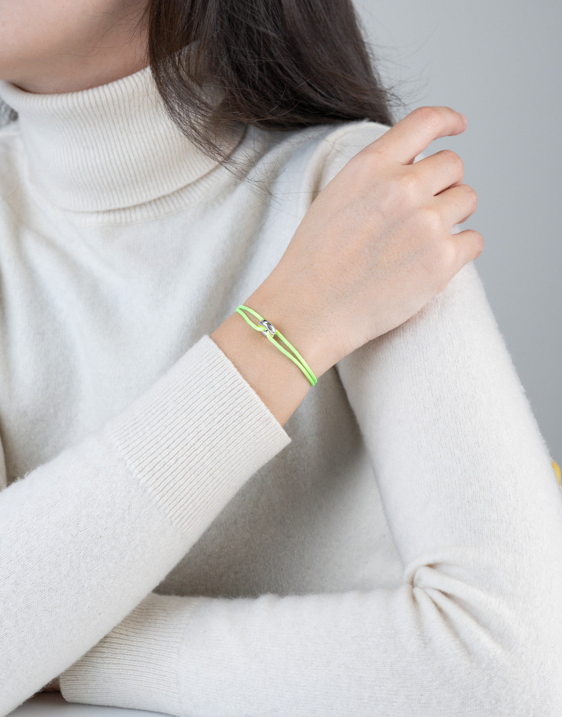 Mini Silver Soho Cord Bracelet