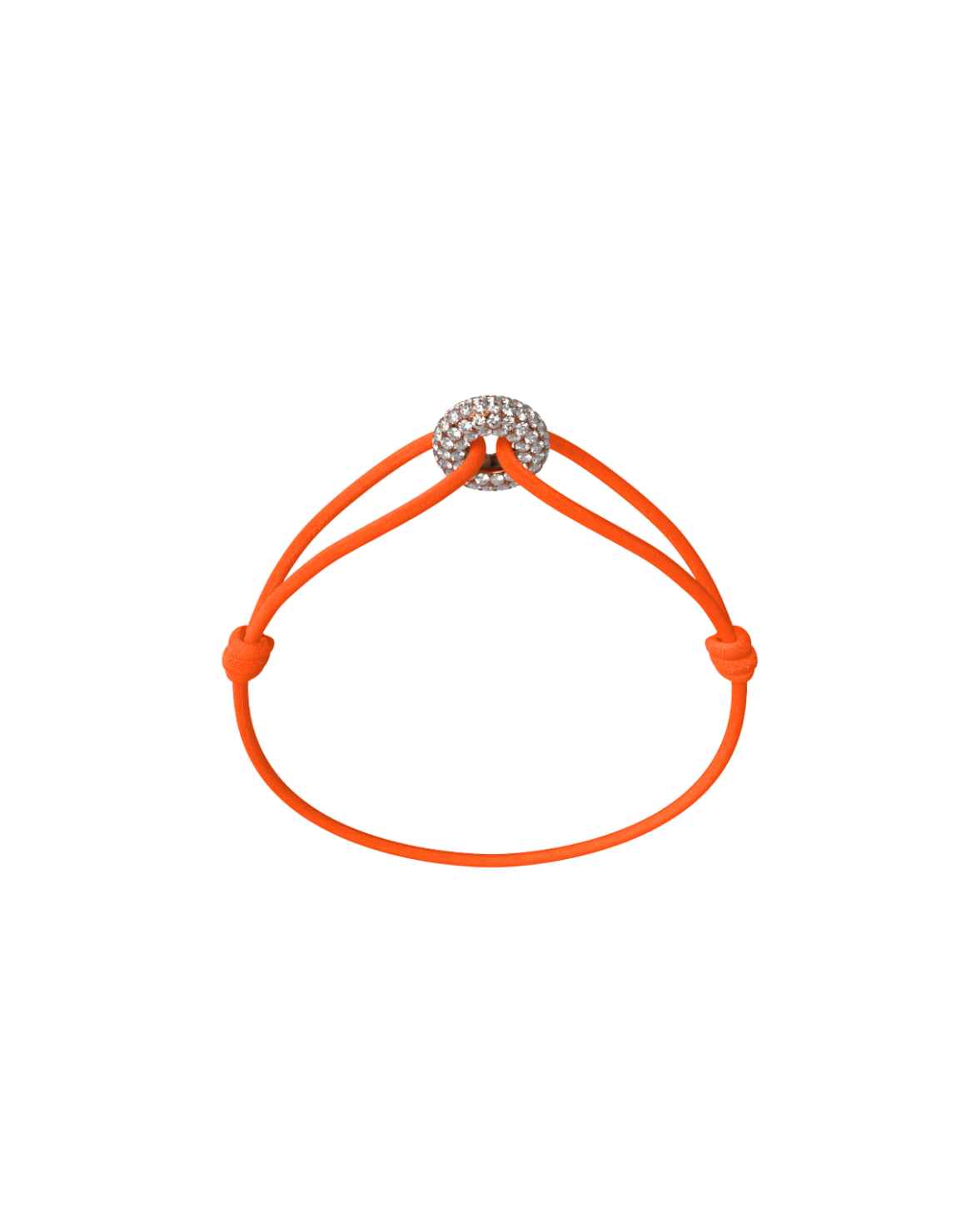 Mini Rose Soho Pavé Cord Bracelet