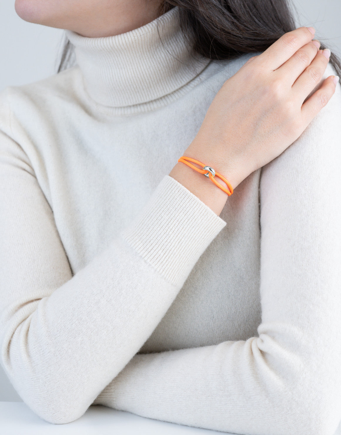 Silver Soho Cord Bracelet