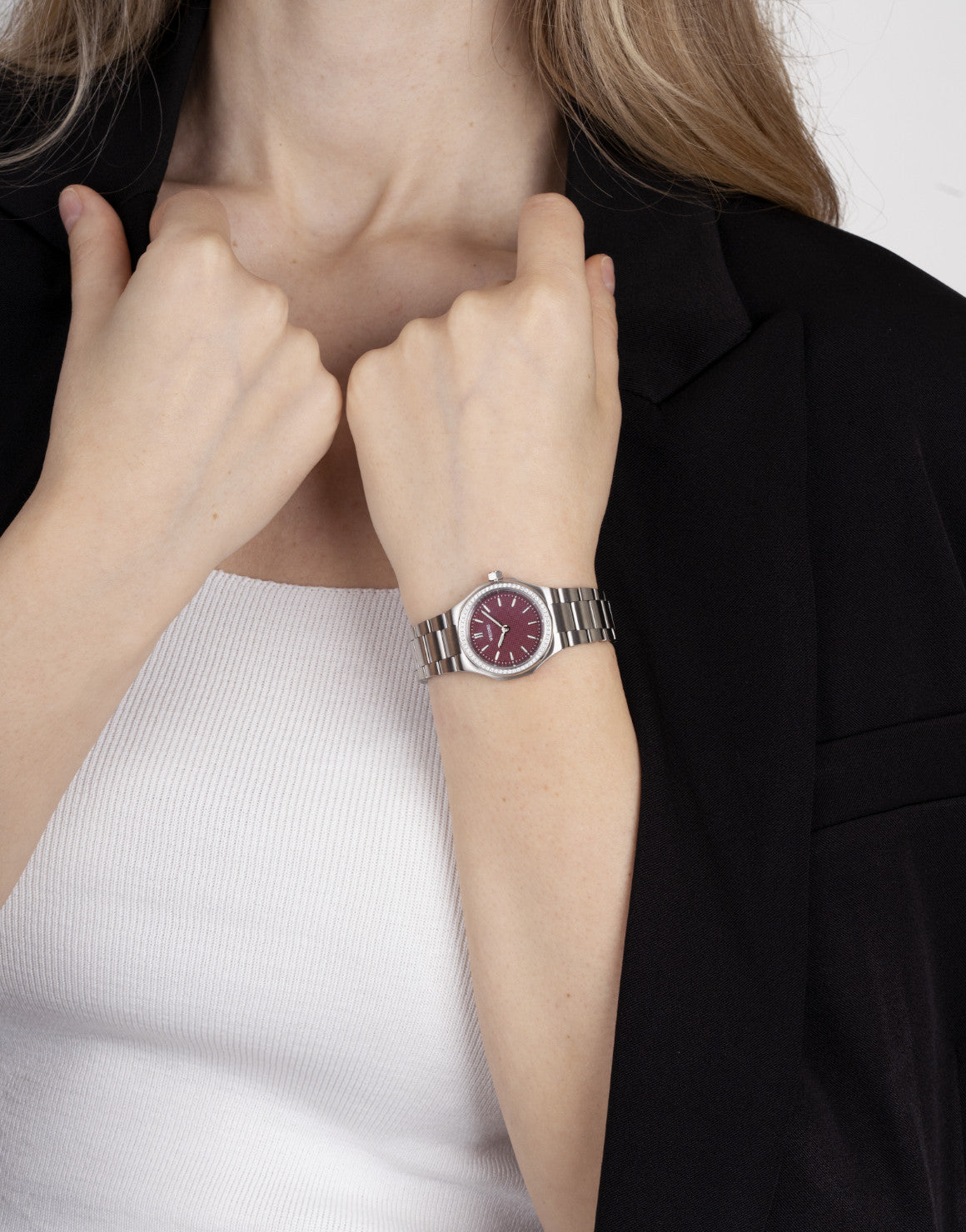 Oliver Watch - Small  Model With Diamonds