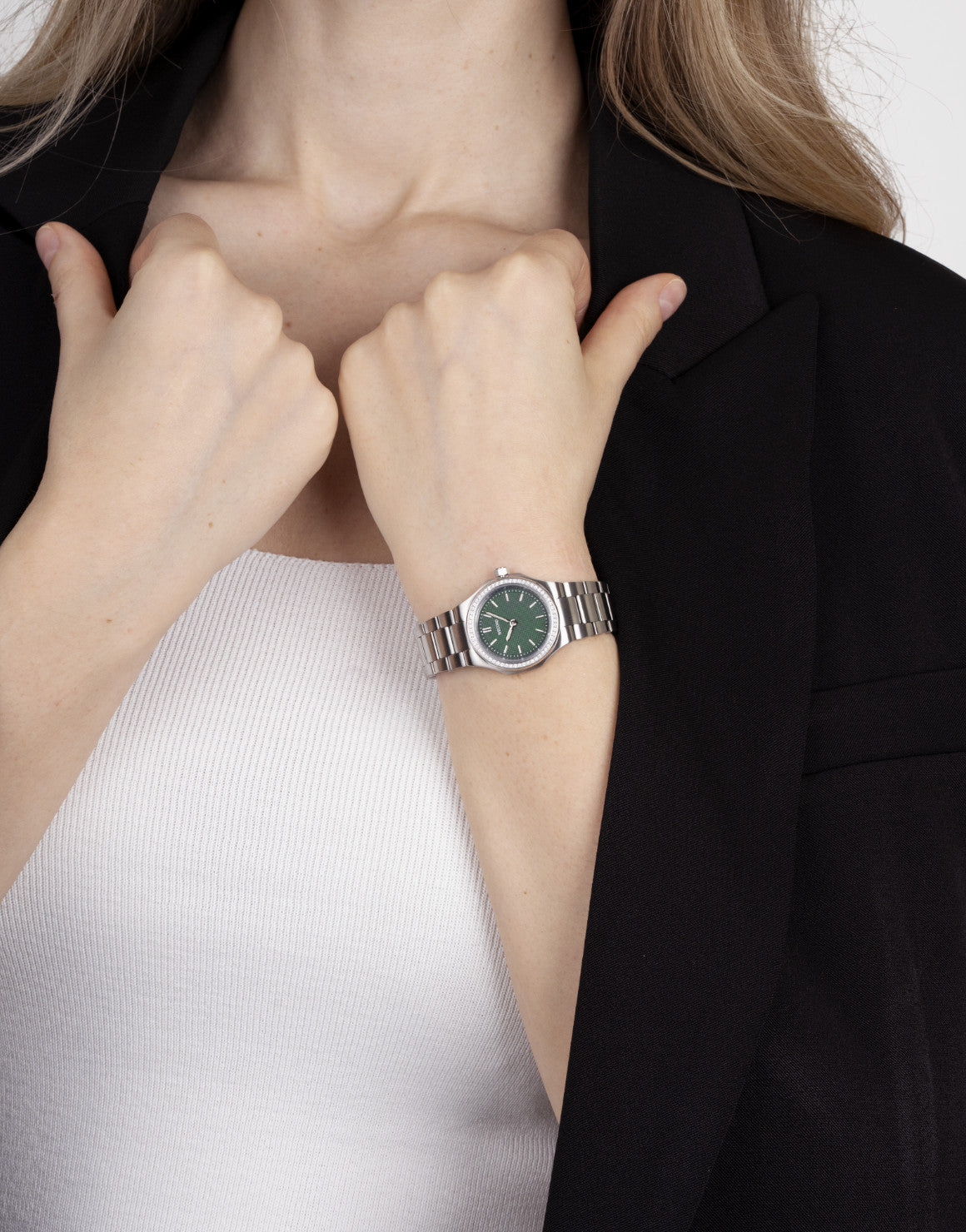 Oliver Watch - Small  Model With Diamonds