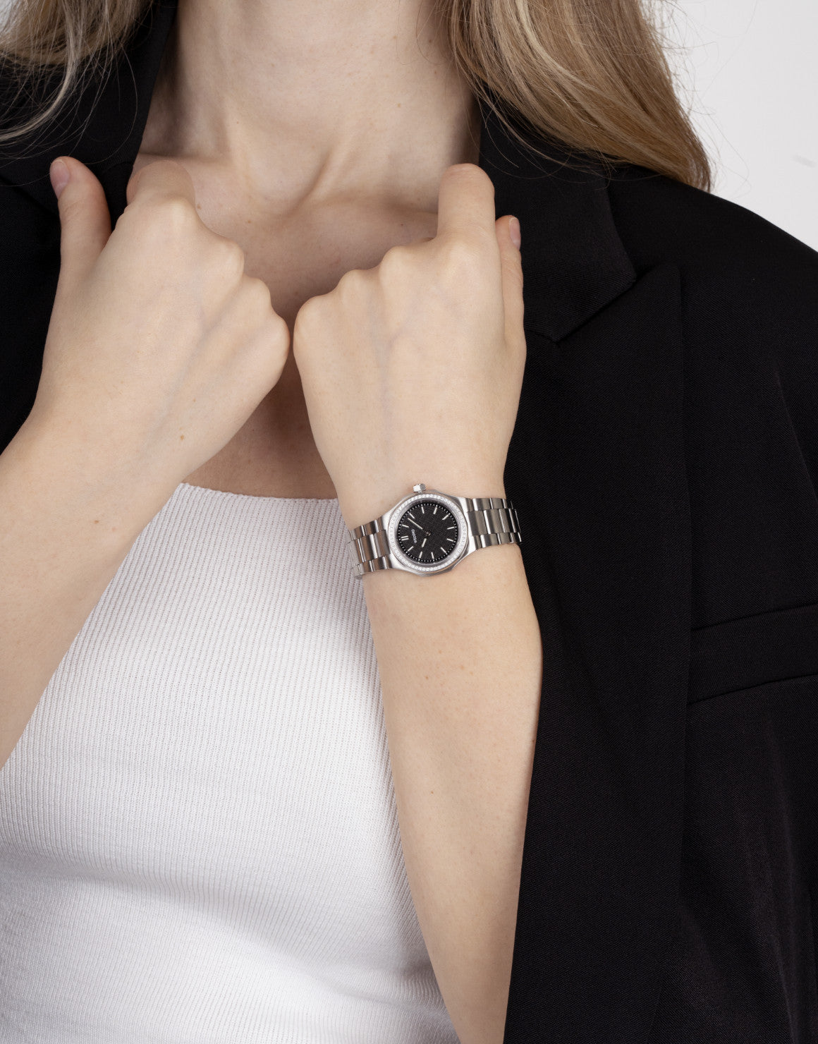 Oliver Watch - Small  Model With Diamonds