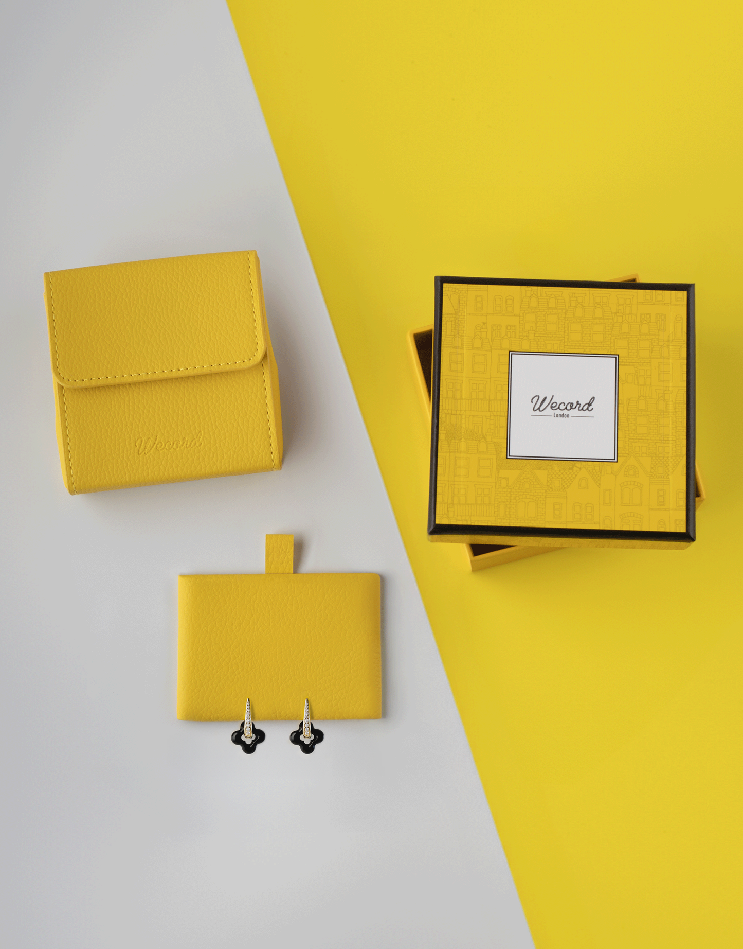 Golden Clover Earrings