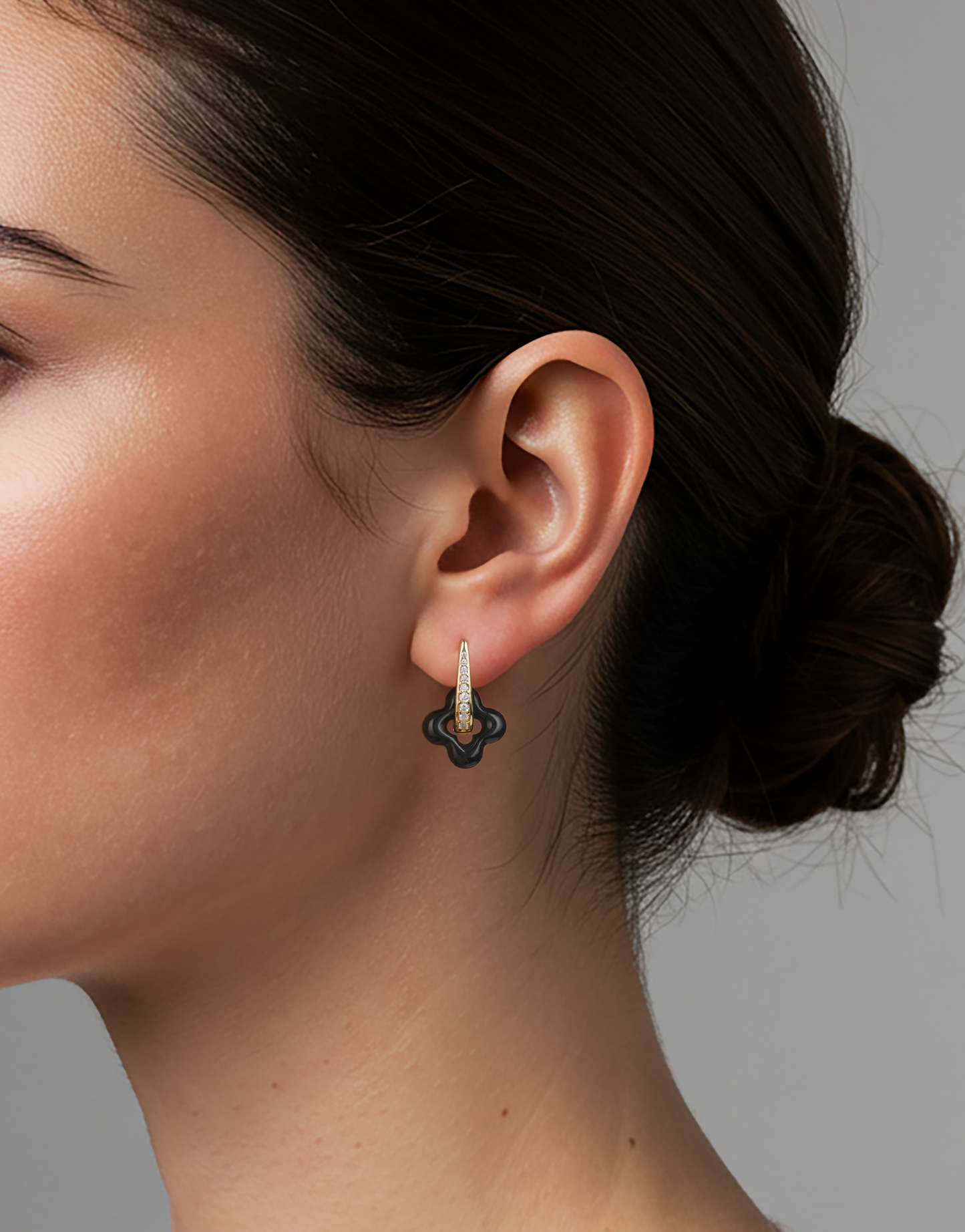 Golden Clover Earrings