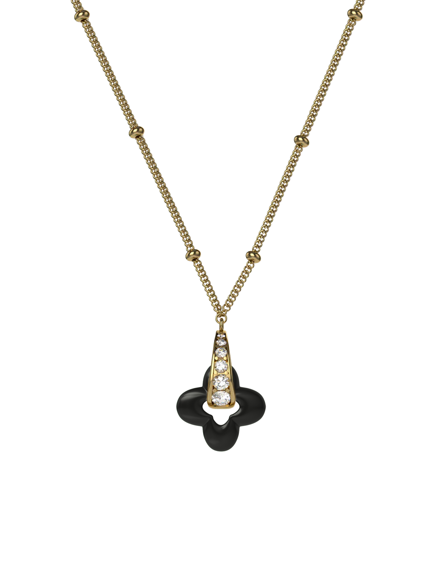 Golden Clover Necklace