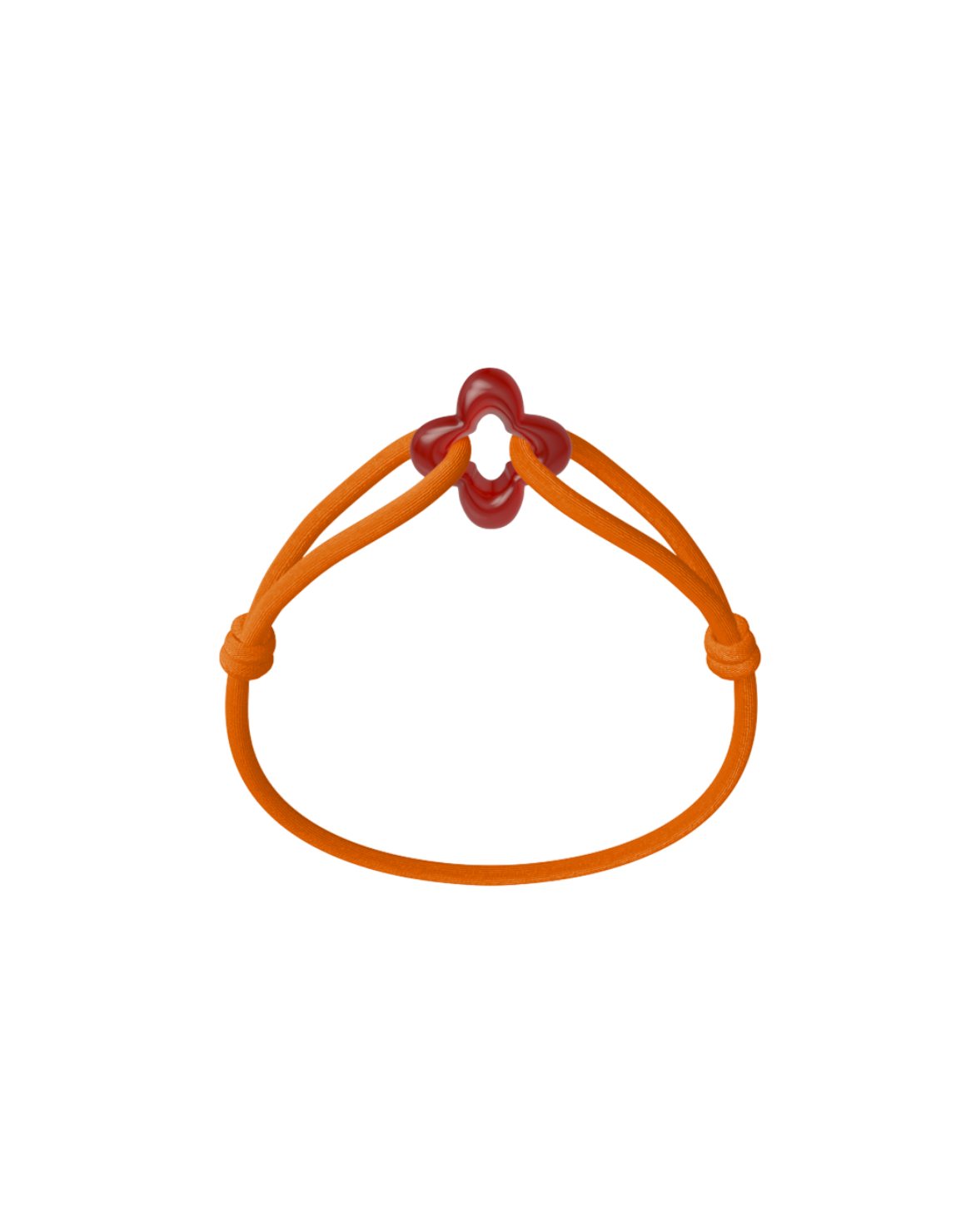 Red Clover Cord Bracelet