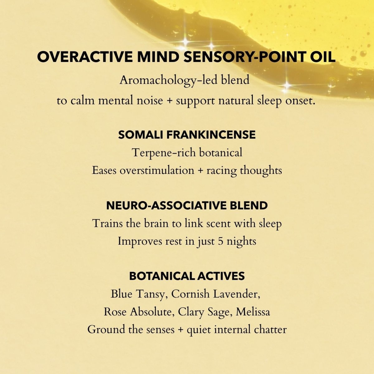 Overactive Mind Sleep Oil – Somali Frankincense | 30ml