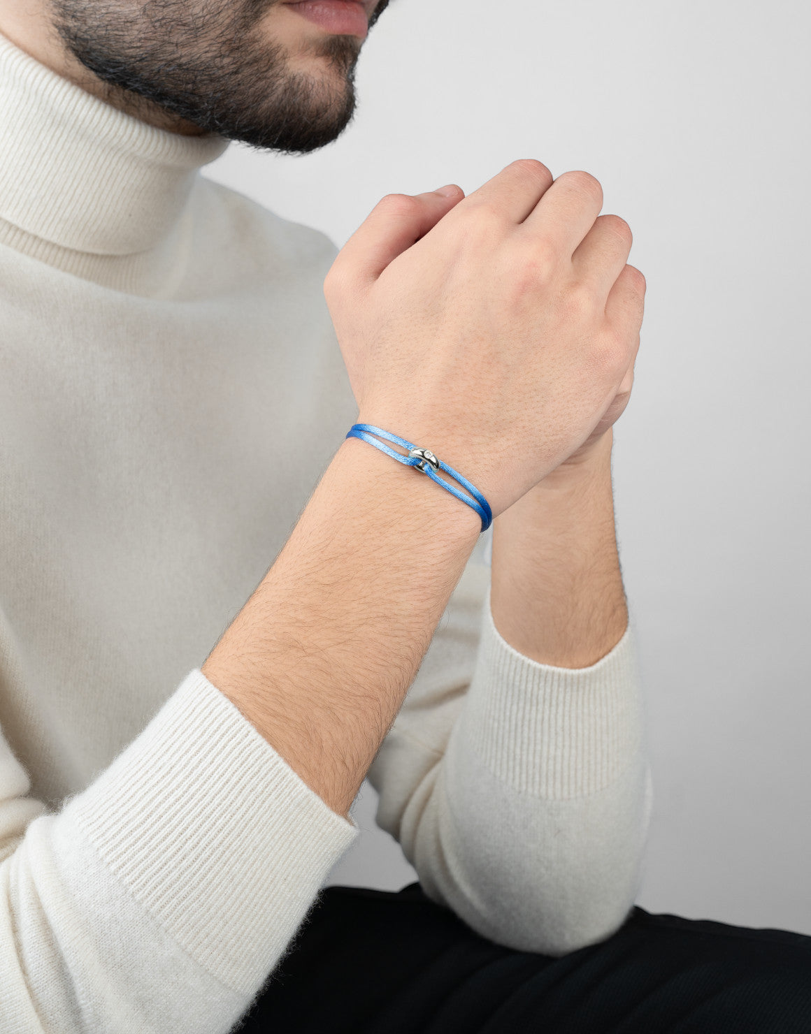 Silver Soho Diamond Cord Bracelet
