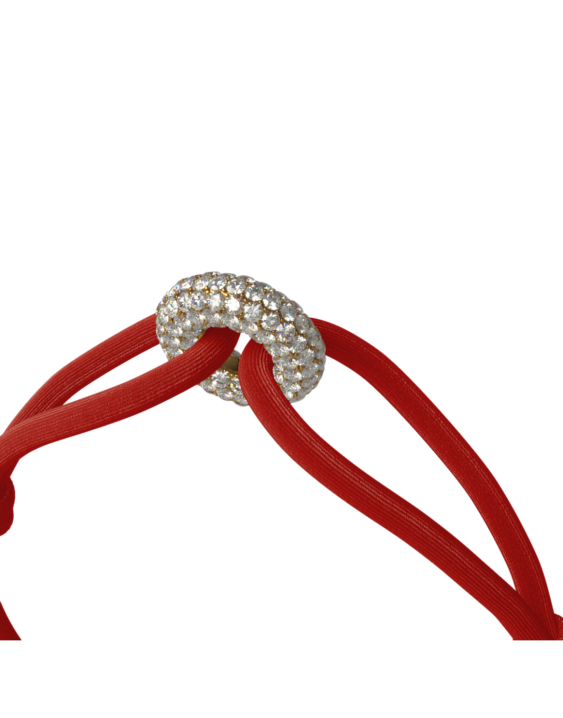 Golden Soho Pavé Cord Bracelet