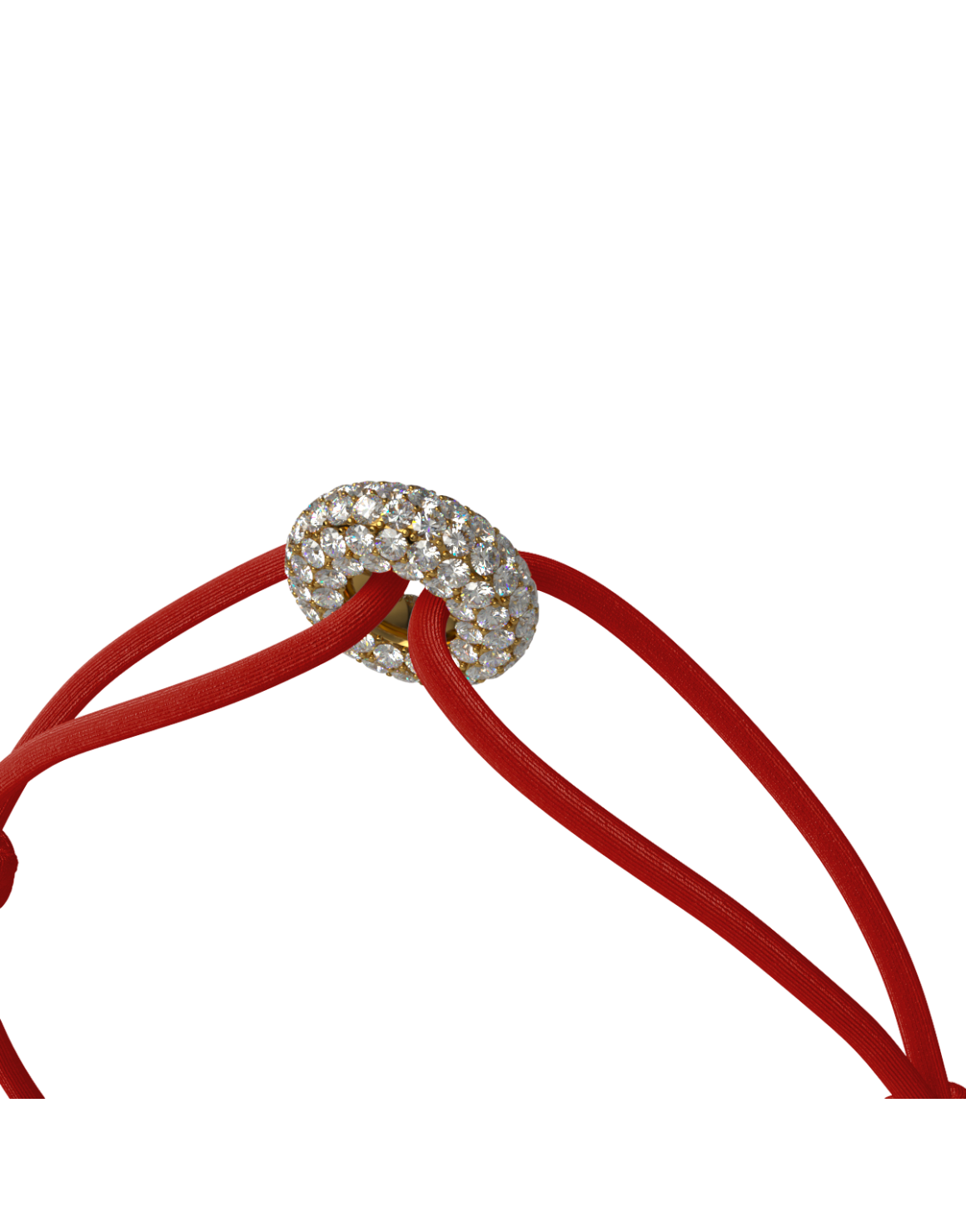 Mini Golden Soho Pavé Cord Bracelet