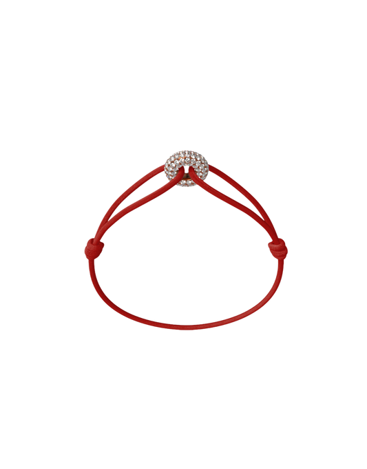 Mini Rose Soho Pavé Cord Bracelet