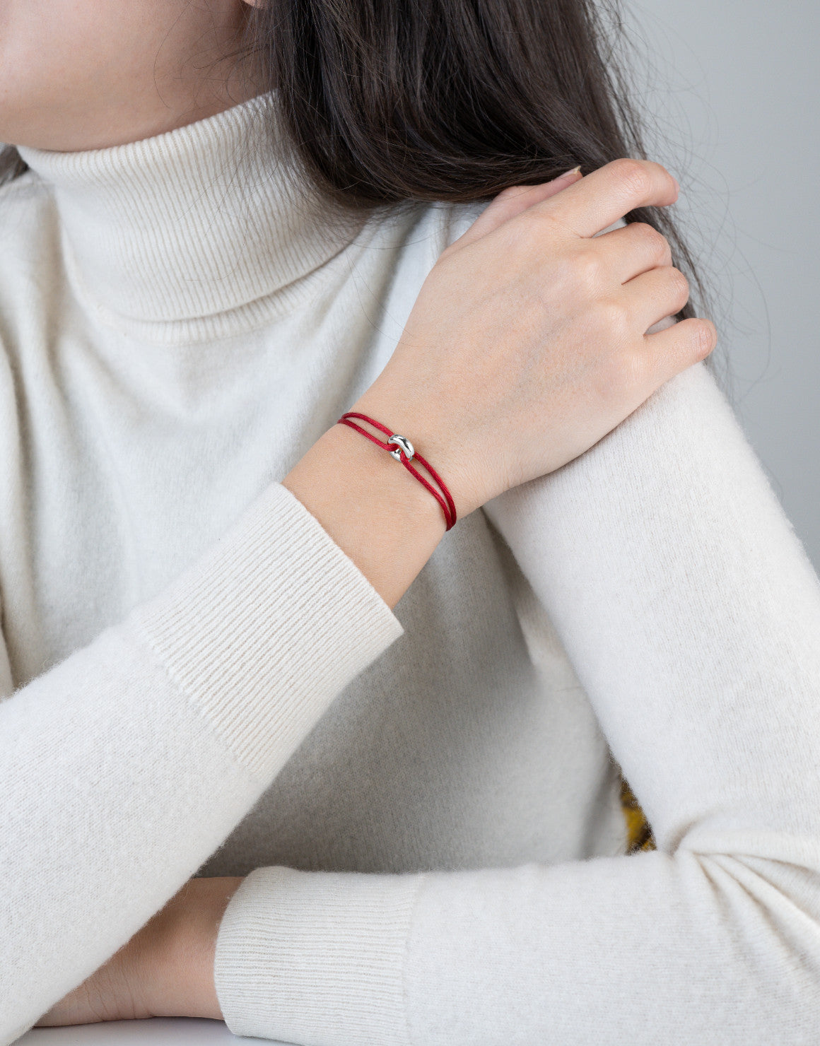 Mini Silver Soho Cord Bracelet