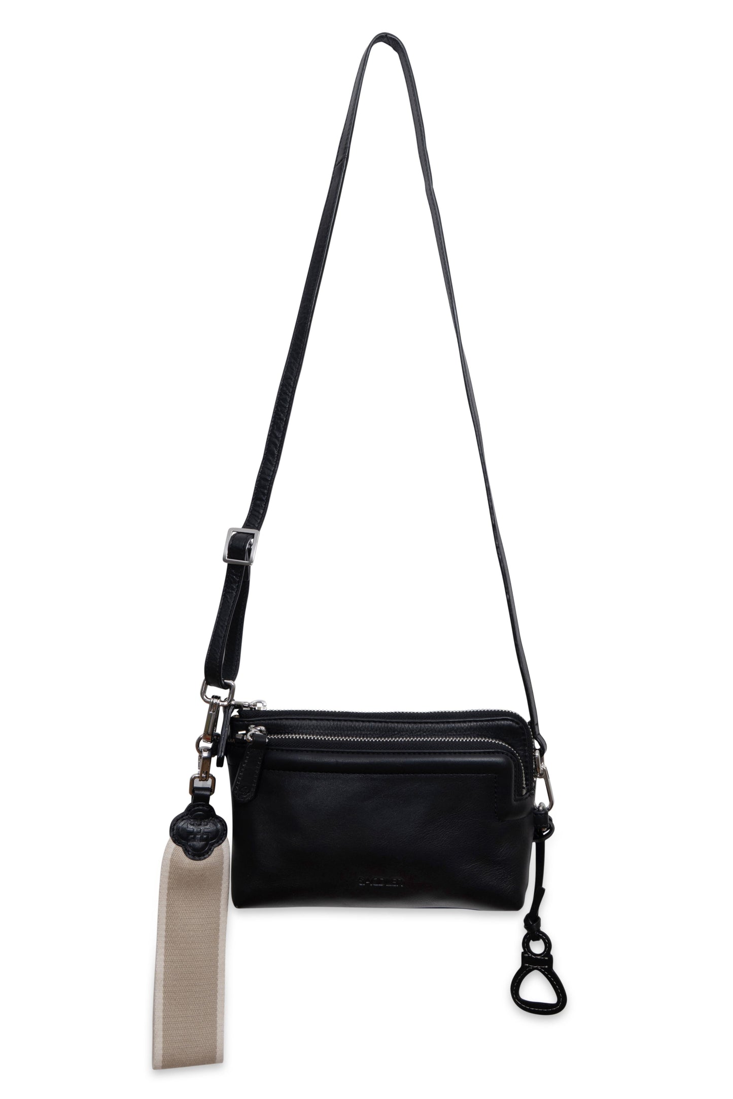 Heather Leather Clutch & Crossbody Bag - Handmade by Saddler – Versatile & Compact